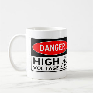 Mycket Roligt risk för högspänningskaffel Mugg