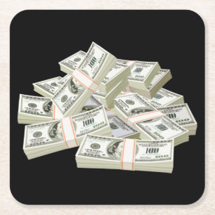 Mycket Roligt staplar av Pengarar Underlägg uppsät