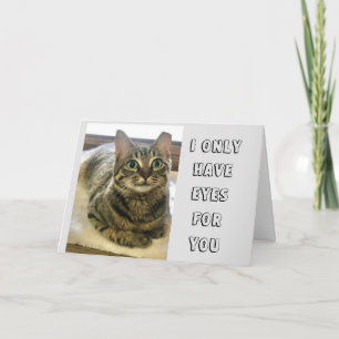 MYCKET ROMANTISKT "BIRTHDAY CARD" BARA FÖR "DU" KORT