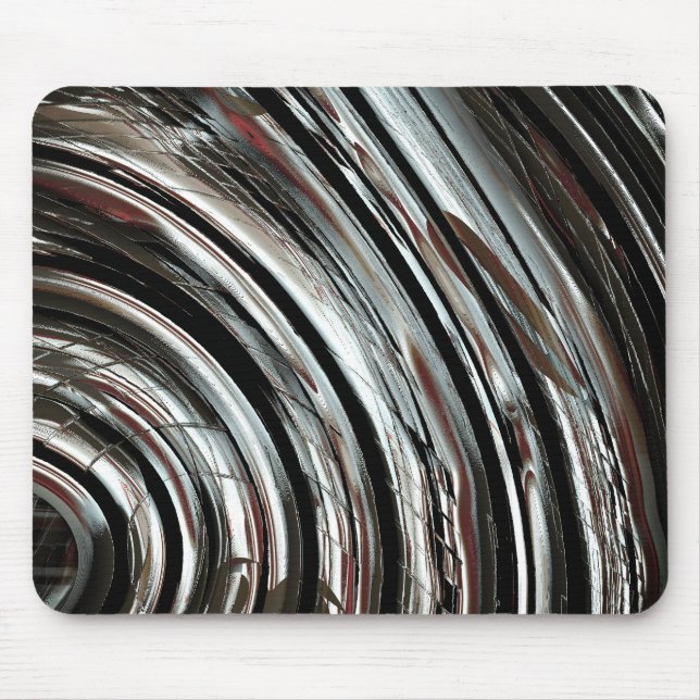 Mycket rustik rand eller cirkulära urlakningar musmatta (Framsidan)