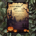 Mycket Scary Halloween-Födelsedagsfest Inbjudningar<br><div class="desc">Mycket Scary Halloween fest</div>