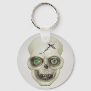 Mycket Scary Halloween Skull-Nyckelring Nyckelring