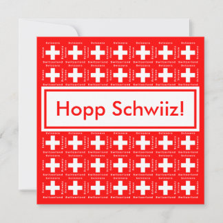 Mycket schweizisk - Hopp Schwiiz, Go Schweiz Party Inbjudningar