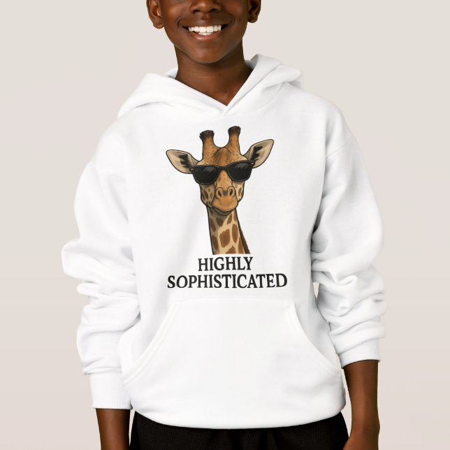 Mycket sofistikerad Giraff T Shirt (Framsida)