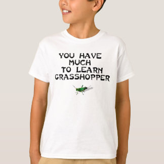 Mycket som lärer gräshoppan tee shirt