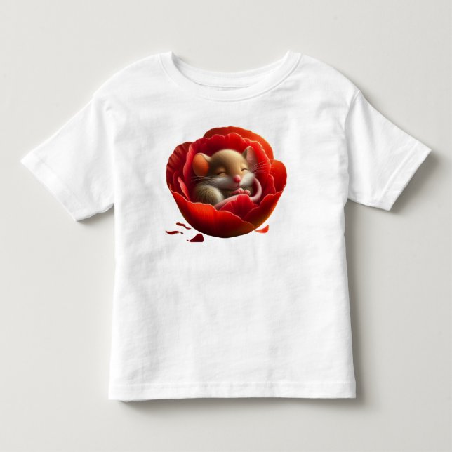 Mycket söt Baby-mus T Shirt (Framsida)