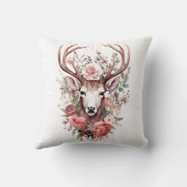 🦌 Mycket Söt God jul Reindeer Pillow Kudde