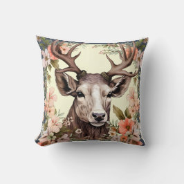 🦌 Mycket Söt God jul Reindeer Pillow Kudde