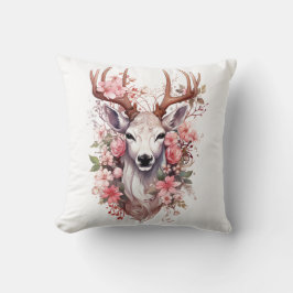 🦌 Mycket Söt God jul Reindeer Pillow Kudde
