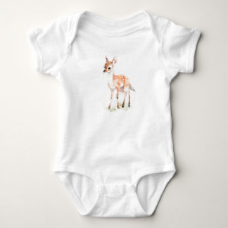 Mycket söt och kute Baby Hjort, babystövel T Shirt