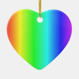 Mycket Söt Regnbåge >Hjärtprydnader Julgransprydnad Keramik