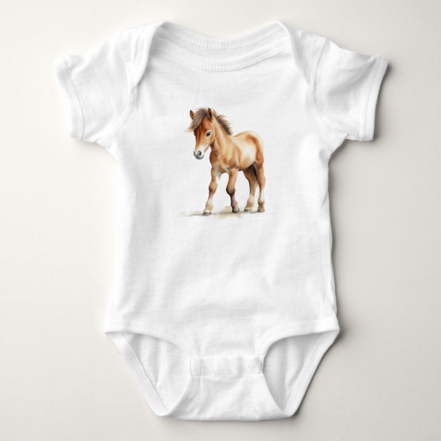 Mycket sötad Baby-häst, föl T Shirt (Framsida)