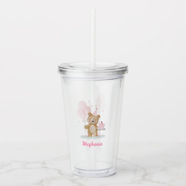 Mycket sött födelsedagsfirande take away mugg (Framsida)