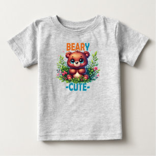 Mycket sött. Tecknad nallebjörn som ler. Roligt or T Shirt