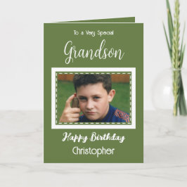 Mycket speciell grönt för morson-foton kort