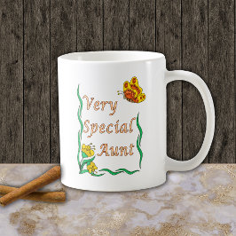 Mycket Speciell Moster Butterfly Kaffemugg