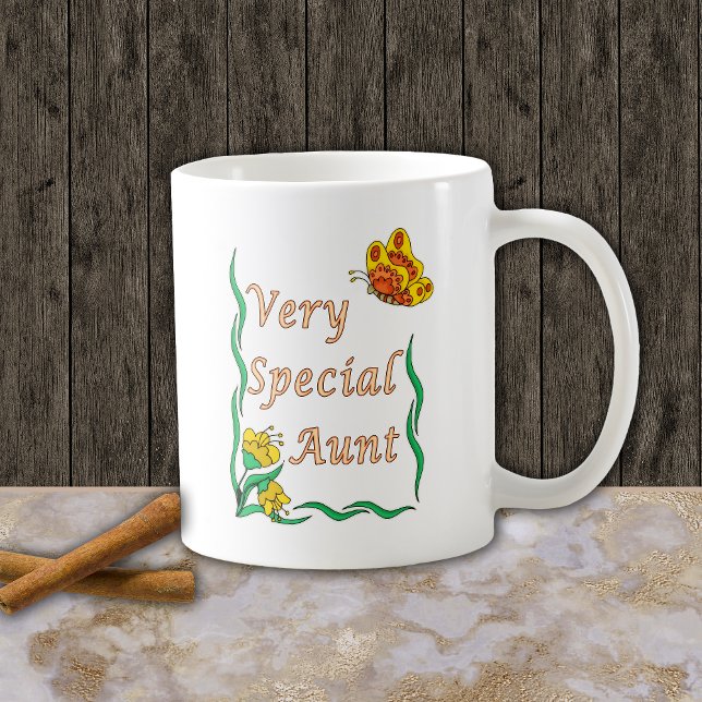 Mycket Speciell Moster Butterfly Kaffemugg (Skapare uppladdad)