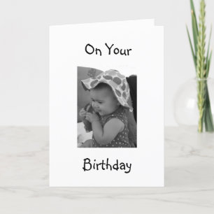 MYCKET SPECIELLT **FLICKA* BIRTHDAY-KORT KORT