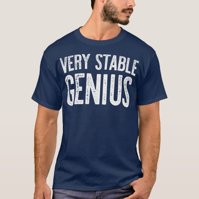 Mycket stabil politisk gåva från Genius T Shirt (Framsida)