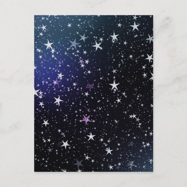 Mycket Starry Night Vykort (Framsida)