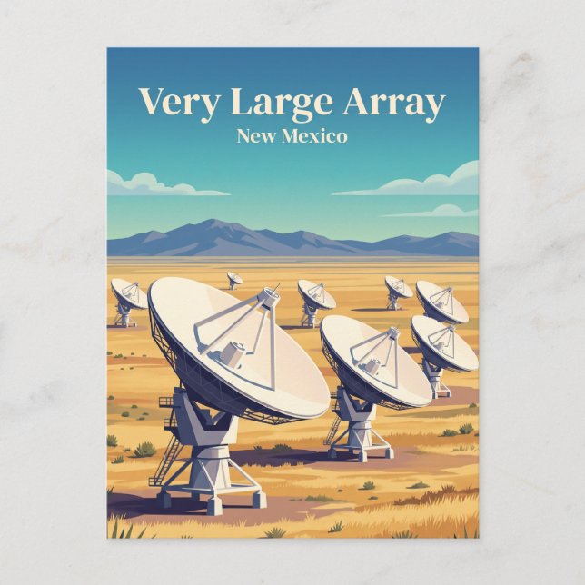 Mycket stor array New Mexico Vykort (Framsida)