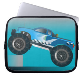 Mycket stor monster Lastbil Speedway-älskare Desig Laptop Sleeve
