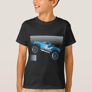 Mycket stor monster Lastbil Speedway-älskare Desig Tee Shirt