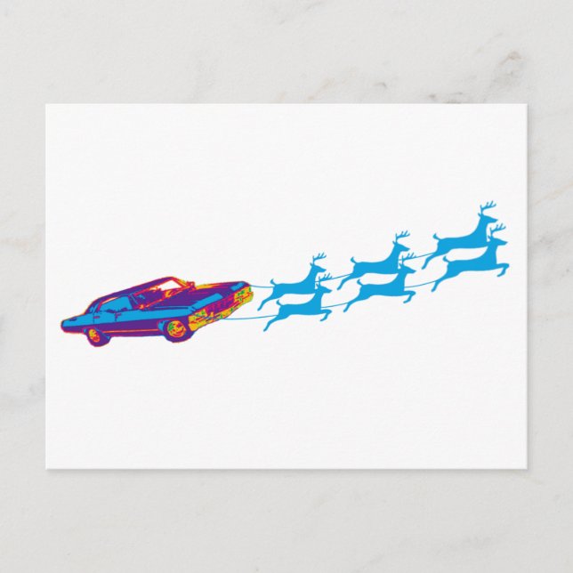 Mycket Supernaturnal jul Helg Vykort (Framsida)