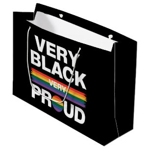 Mycket svart Mycket stolt Svart HBTQ-stolthet HBTQ