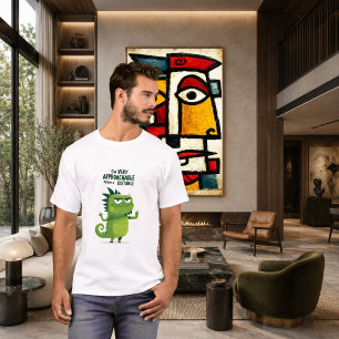 Mycket tillgänglig på avstånd Roligt reptil T Shirt