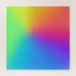 Mycket utmanande Bright Rainbow Gradient Puzzle Pussel
