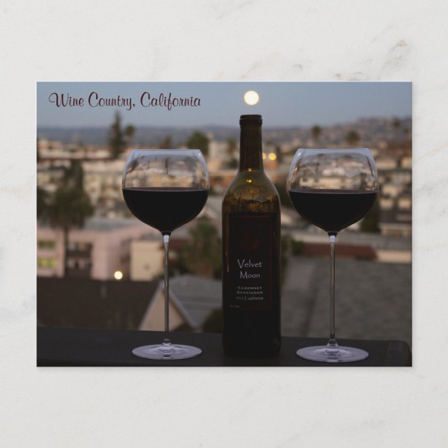 Mycket vackert vykort Vin Land! (Framsida)