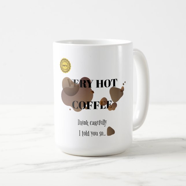 Mycket Varmt Kaffe Kaffemugg (Framsida höger)