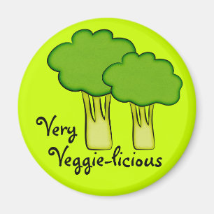 Mycket Veggie Vegetable Broccoli Art Magnet