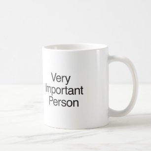 Mycket viktig person kaffemugg