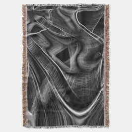 Mycket vriden med grått grooves på mörkens bakgrun filt