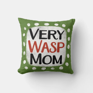 Mycket Wasp Mamma Dekorativ kudde