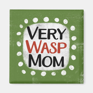 Mycket Wasp Mamma-kylskåp, magnet