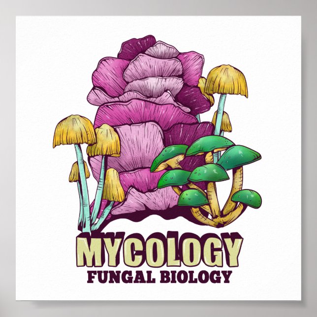 Mycology Fungal Biology Poster (Framsidan)