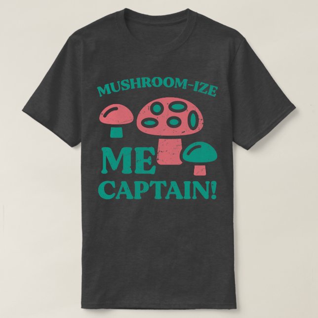 Mycology Fungi Foraging Mushroom Whis T Shirt (Design framsida)
