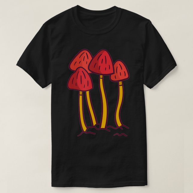 Mycology Fungi Foraging Mushroom Whisperer Red Shr T Shirt (Design framsida)