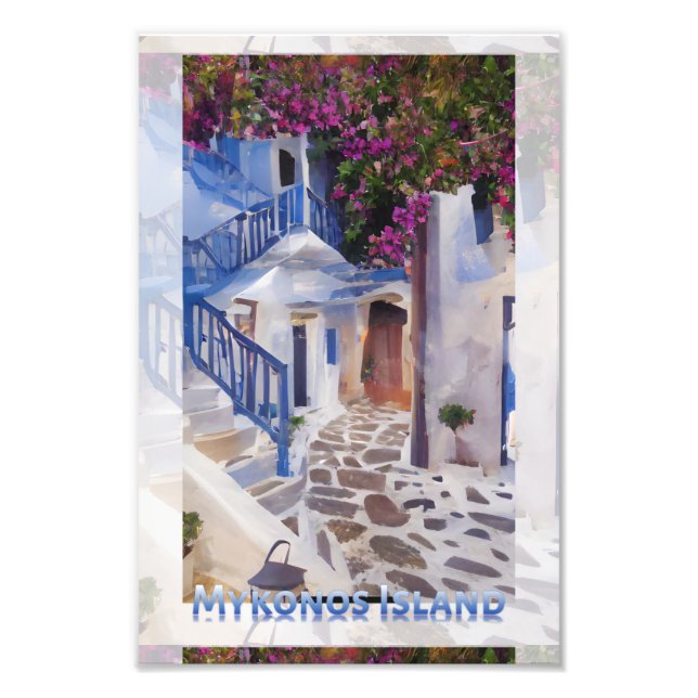 Myconos  coffee mug fototryck (Framsidan)