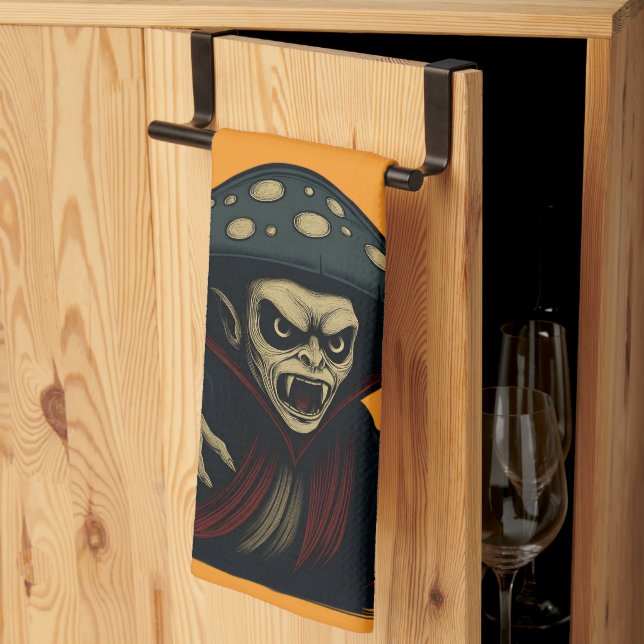 MycoVamp- Bleeding Tooth Fungi Kökshandduk (Thirds Fold)