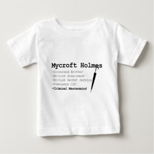 Mycroft blk tee shirt