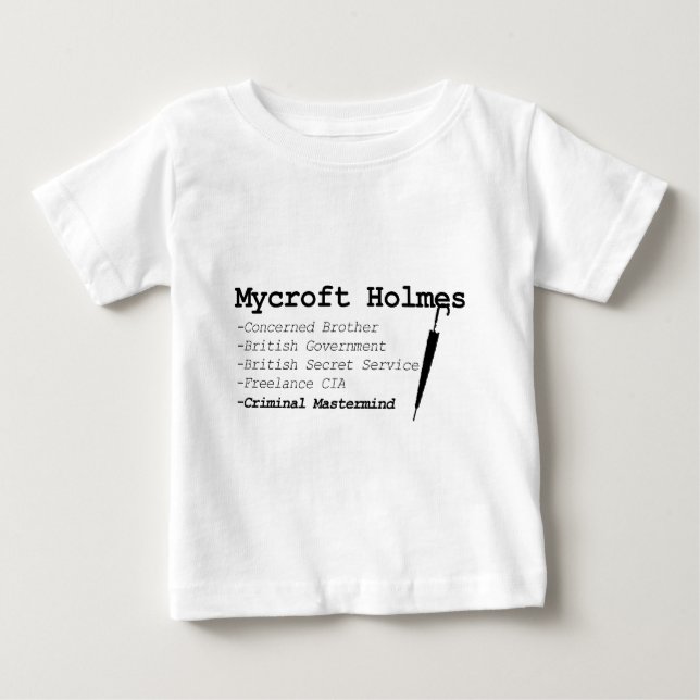 Mycroft blk tee shirt (Framsida)