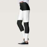 Mydeas | Svartvit Extra Wide Rand Leggings<br><div class="desc">Mycket tjockt Rakt enkelt fast Färgad-Vågrät till och med identiskt modernt geometriskt Linjer och band. Den unika utskriftsdesignen som finns på den här produkten skapades särskilt för dig av Mydeas-konstnären. Ytterligare färg kan finnas tillgänglig. Besök vår butik för mer underbara presentidéer! :D ====================================================== NAMN: Enkelt Rand (Extra-vid) ~ DESIGN FÄRG:...</div>