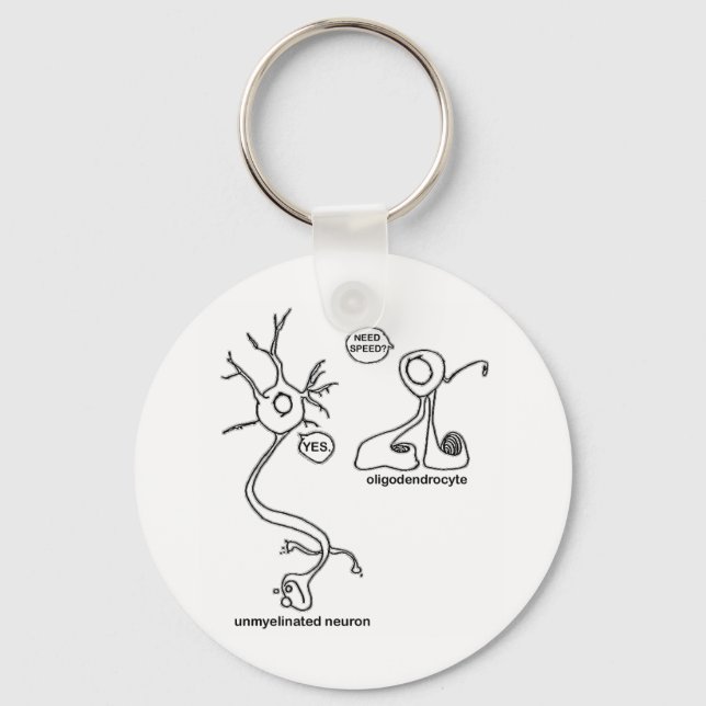 Myelin Pusher Nyckelring (Framsida)