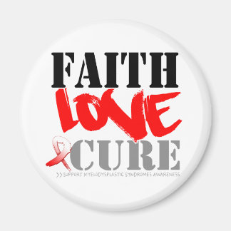 Myelodysplastiskt syndrom Faith Kärlek Cure Magnet
