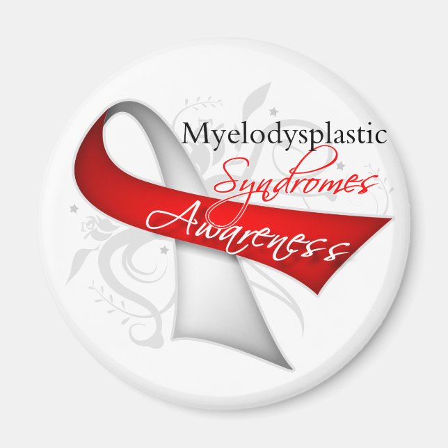 Myelodysplastiskt syndrom - medvetandegörande band magnet (Framsidan)