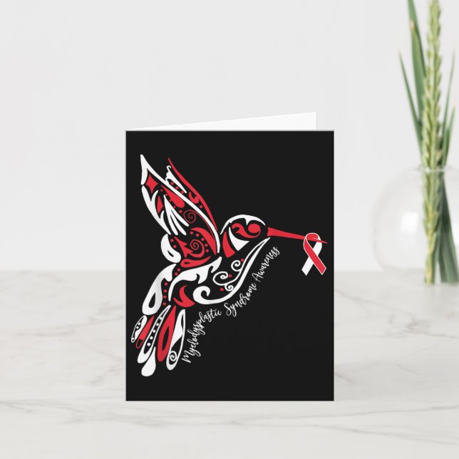 Myelodysplastiskt syndrom Medvetenhet om myelodysp Kort (Framsida)